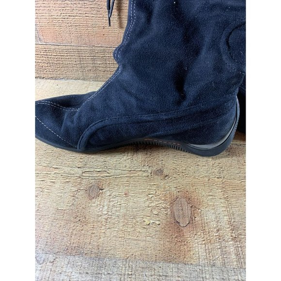 Womens PUMA Mid Calf Sneaker/ Boot Size 5.5 Black - Picture 4 of 10